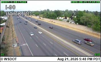 Traffic Cam Liberty Lake: I-90 at MP 287.1: Park Rd