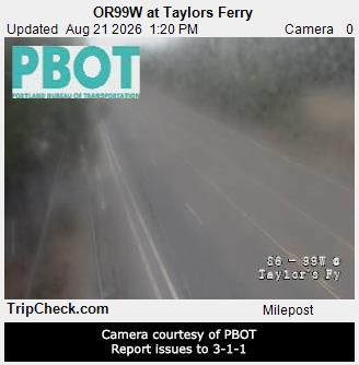 Traffic Cam Portland: ORE99W at Taylors Ferry