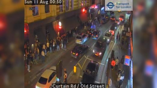 Traffic Cam City of London: Curtain Rd - Old Street