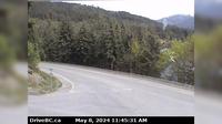 Kaslo > North: Hwy 31 at Hwy 31A Junction in - looking north - Day time