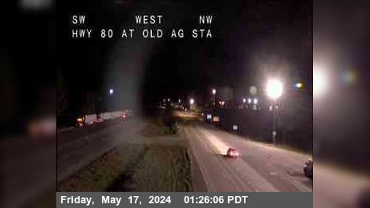 Traffic Cam Truckee › West: Hwy 80 at Old Ag Sta