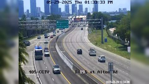 Traffic Cam Miami Beach: I-195 at Alton Road