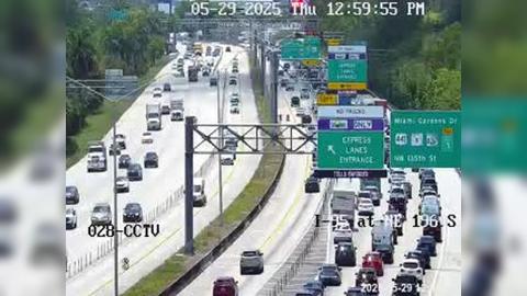 Traffic Cam Ives Estates: I-95 at Northeast 196th Street