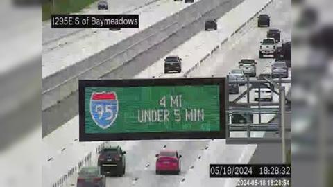 Traffic Cam Jacksonville: I-295 E S of Baymeadows Rd