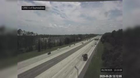Traffic Cam Jacksonville: I-295 E S of Baymeadows Rd