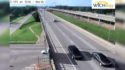Traffic Watch: Wichitas I-135 at 13th