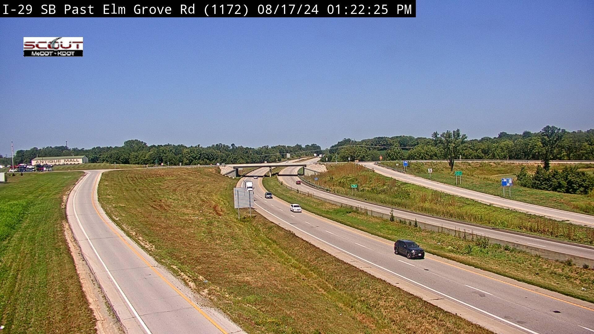 Traffic Cam Tracy: I- SB @ Elm Grove Rd