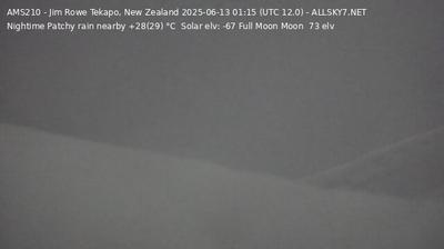 Lake Tekapo mountain webcam