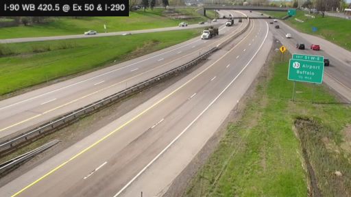 Traffic Cam Cheektowaga › West: I-90 East of Interchange 50A (Cleveland Drive)