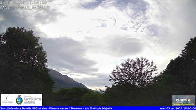 immagine della webcam nei dintorni di Acquaviva d'Isernia: webcam Villetta Barrea