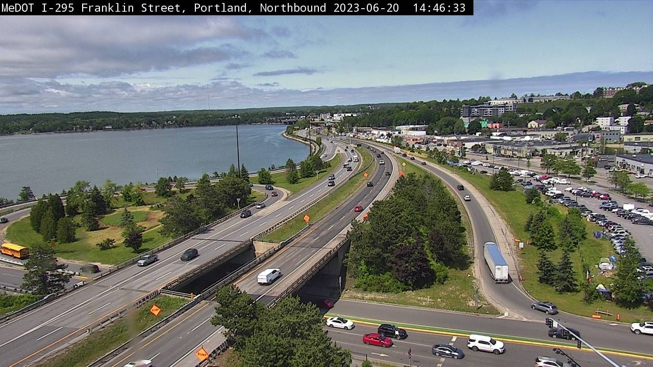 Traffic Cam Bayside › North: I-295 Mile 07 NB (Portland)