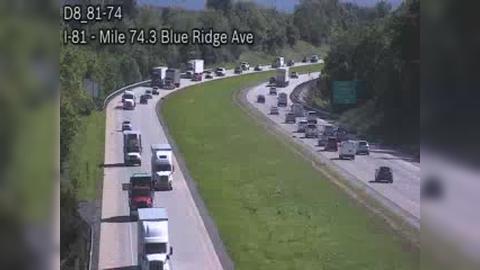 Traffic Cam Hanover Heights: I-81 @ MM 74 (BLUE RIDGE AVE)