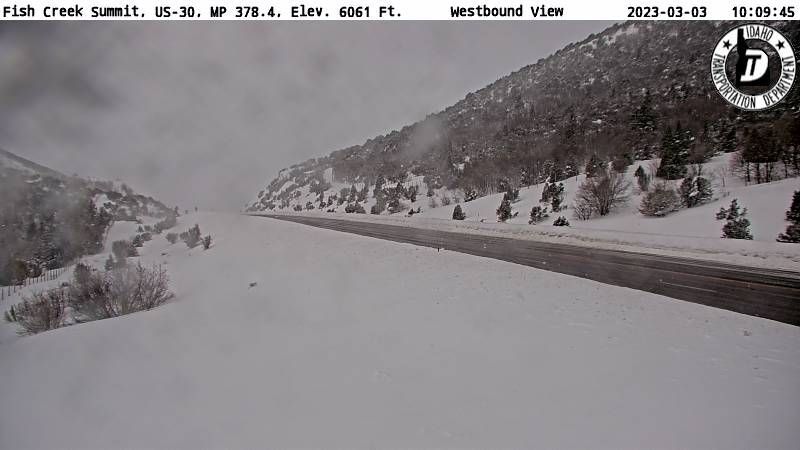 Traffic Cam Lava Hot Springs › West: US 30: Fish Creek Summit: West