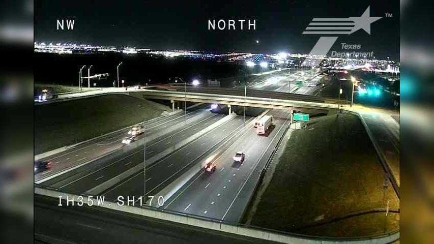 Traffic Cam Fort Worth › North: I-35W @ SH 170