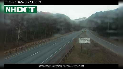 Traffic Cam Lincoln: I 93 N MM 105.6 RWIS Station