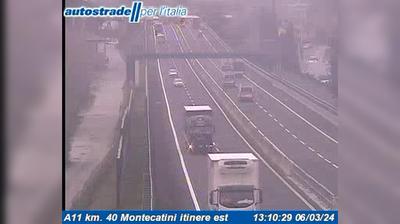 Preview delle webcam di Montecatini-Terme: A11 km. 40 Montecatini itinere est