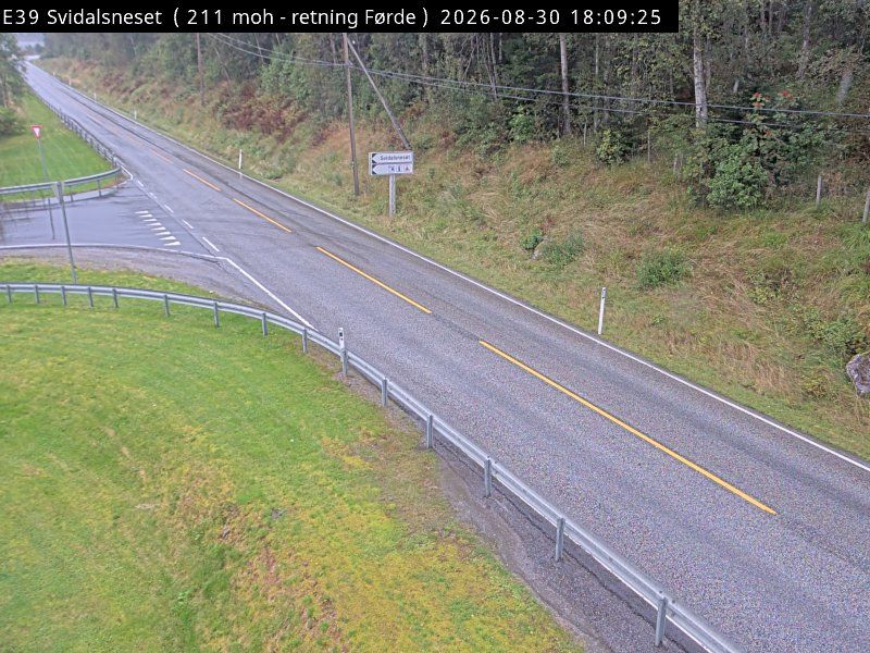 Traffic Cam Vassenden: E39 Svidalsneset (Førde)