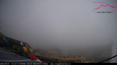 immagine della webcam nei dintorni di Pianalunga: webcam Capanna Margherita