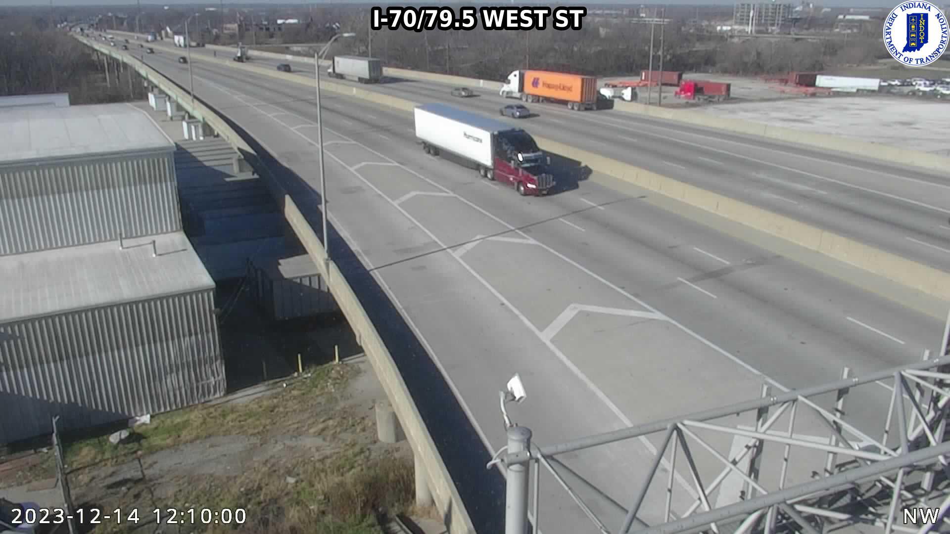 Traffic Cam Old Southside: I-70: I-70/79.5 WEST ST