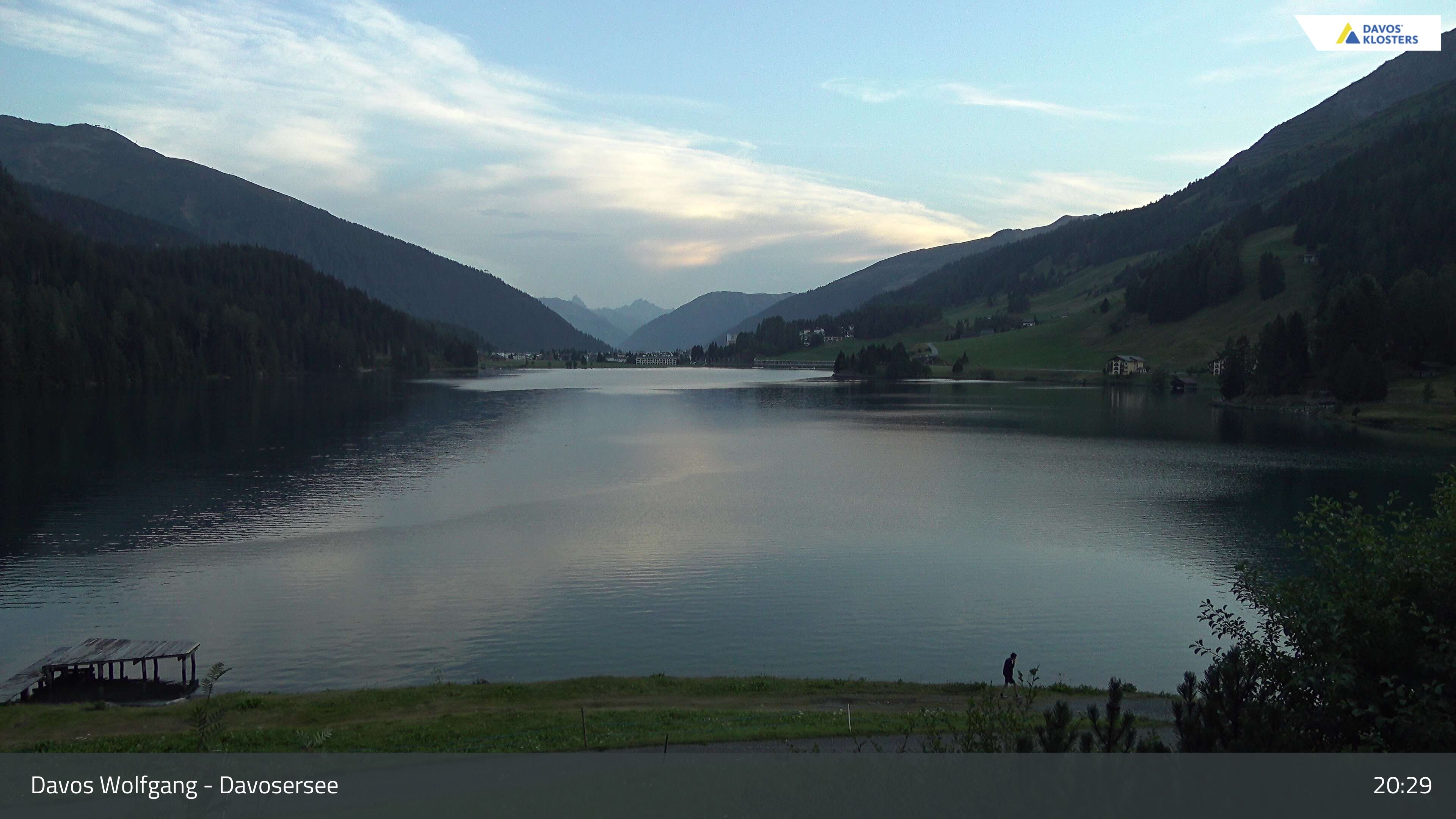 Davos › Südwesten: Alter Höhwaldsteg - Lake Davos