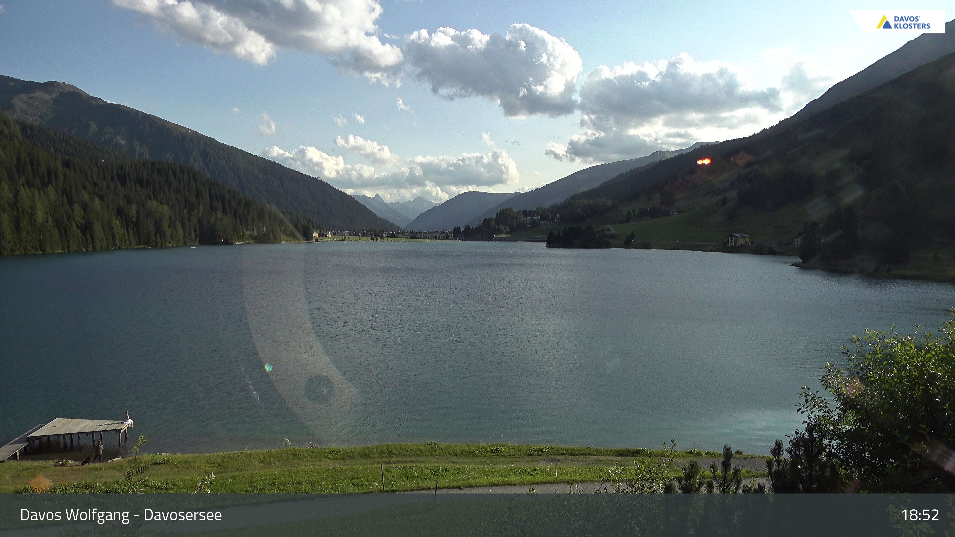 Davos › Südwesten: Alter Höhwaldsteg - Lake Davos
