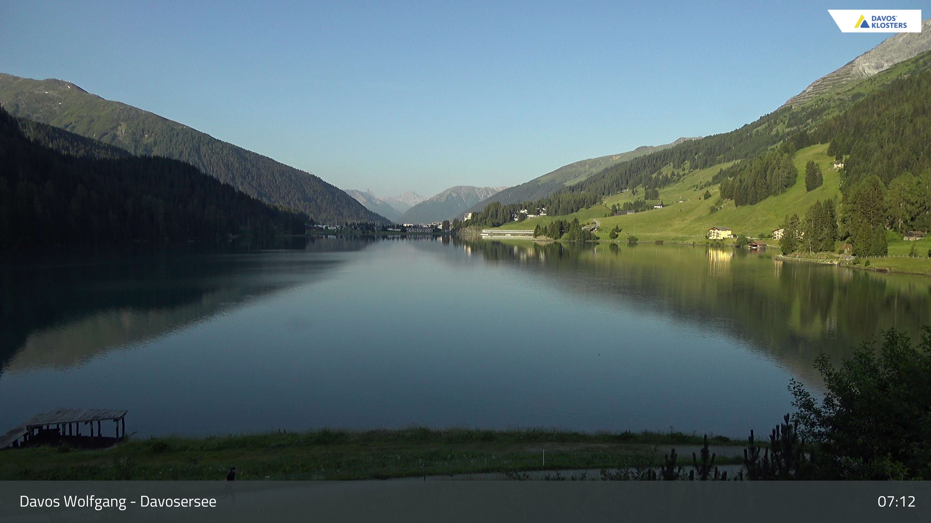 Davos › Südwesten: Alter Höhwaldsteg - Lake Davos