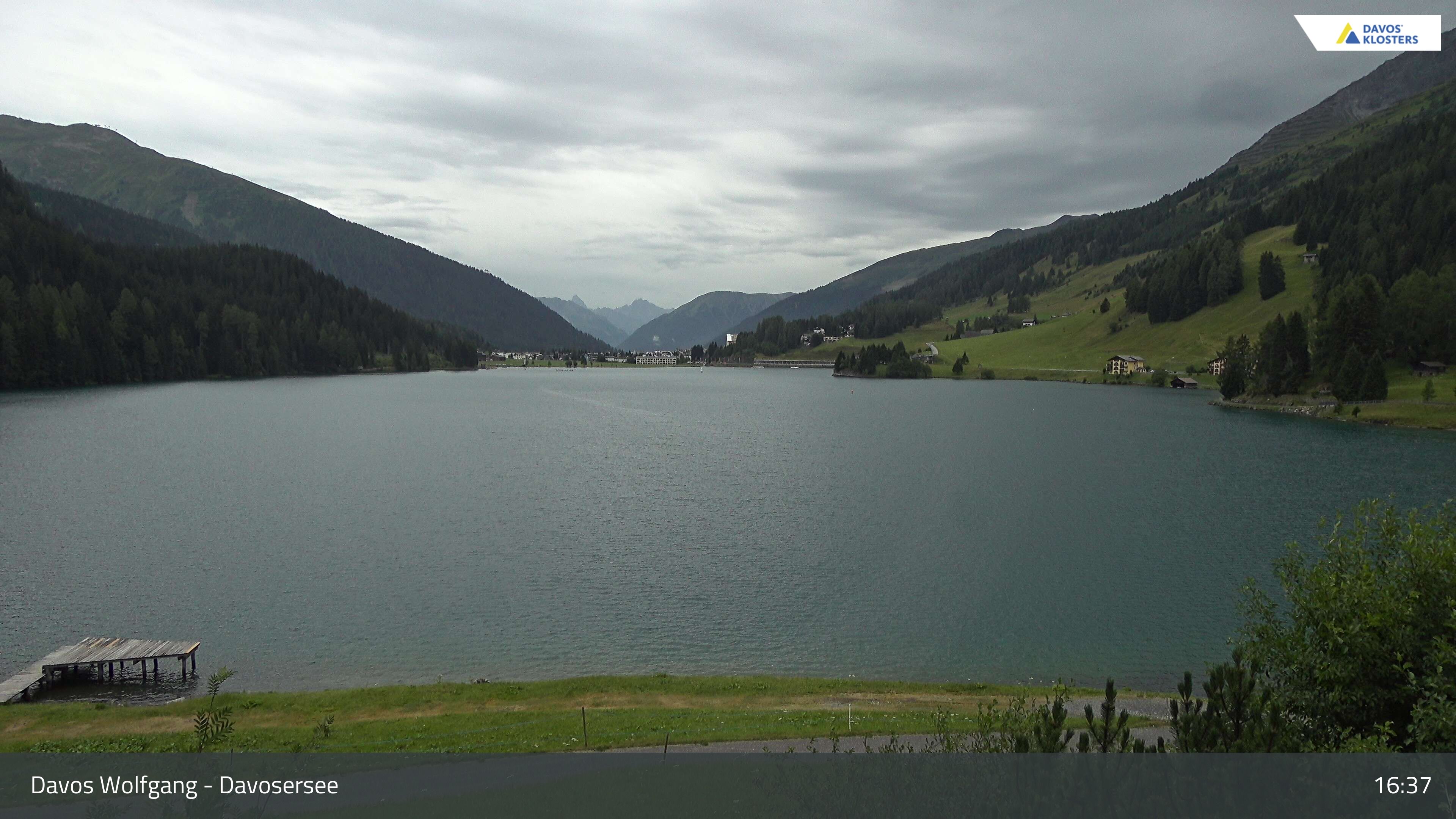 Davos › Südwesten: Alter Höhwaldsteg - Lake Davos