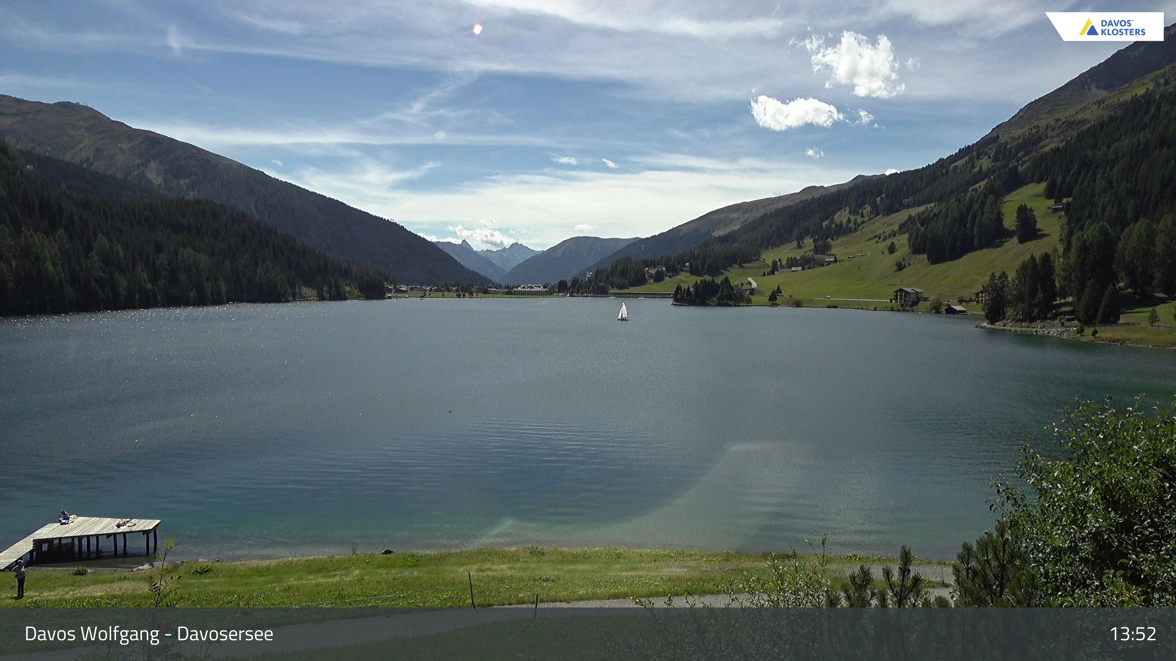Davos › Südwesten: Alter Höhwaldsteg - Lake Davos