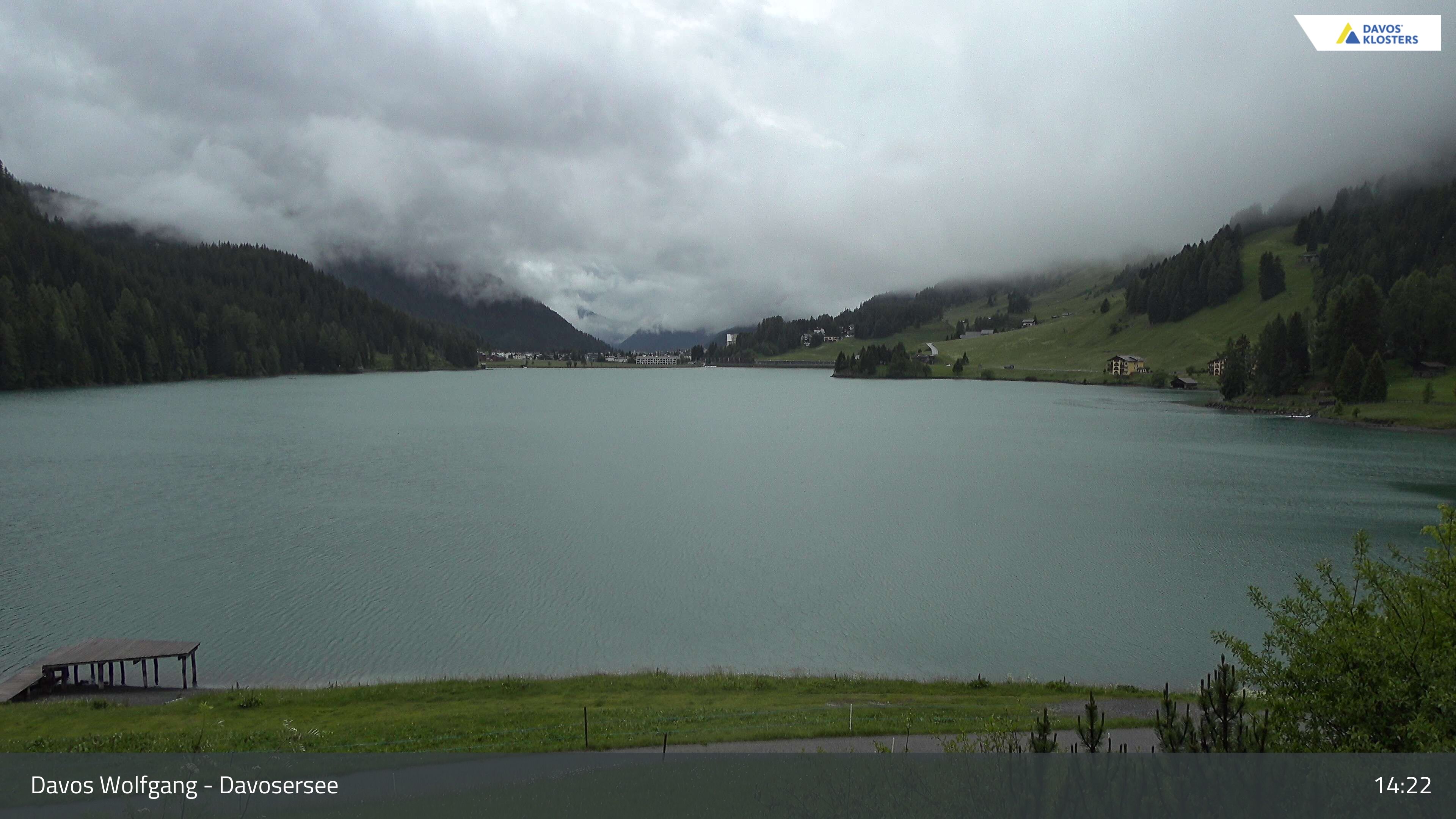 Davos › Südwesten: Alter Höhwaldsteg - Lake Davos