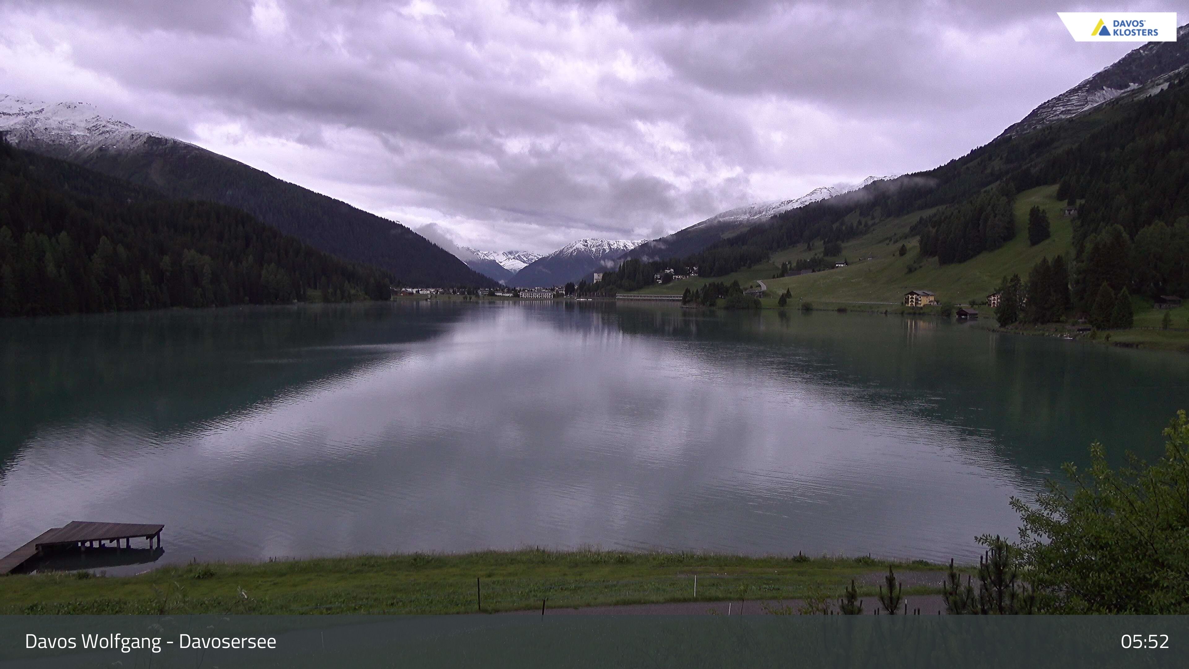 Davos › Südwesten: Alter Höhwaldsteg - Lake Davos