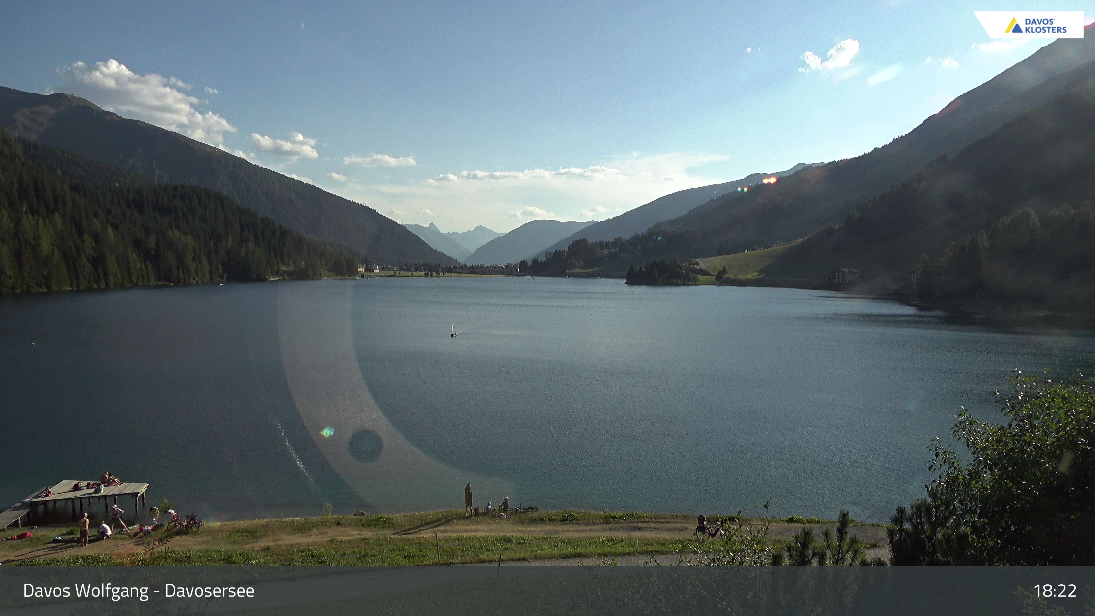 Davos › Südwesten: Alter Höhwaldsteg - Lake Davos