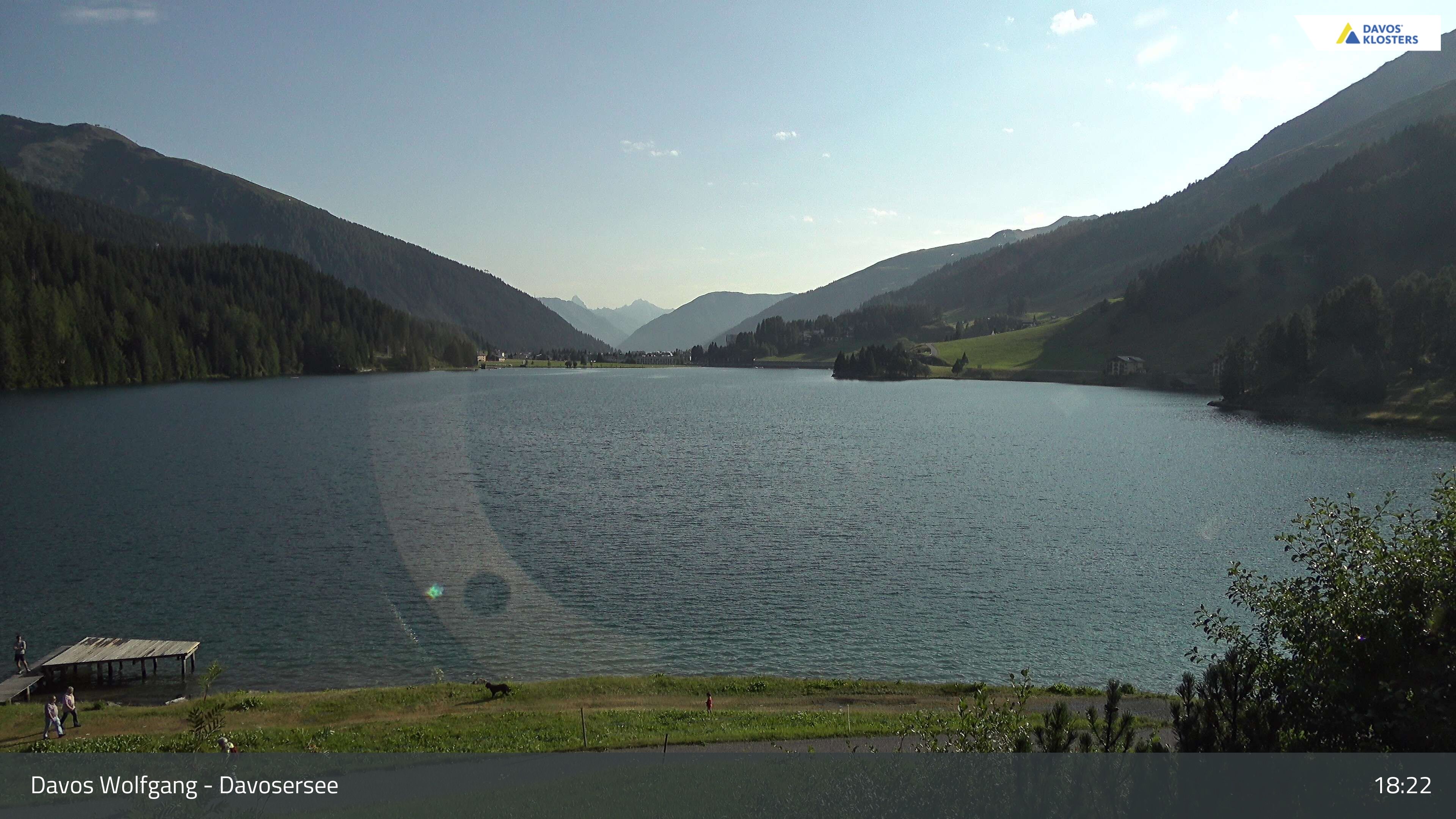 Davos › Südwesten: Alter Höhwaldsteg - Lake Davos