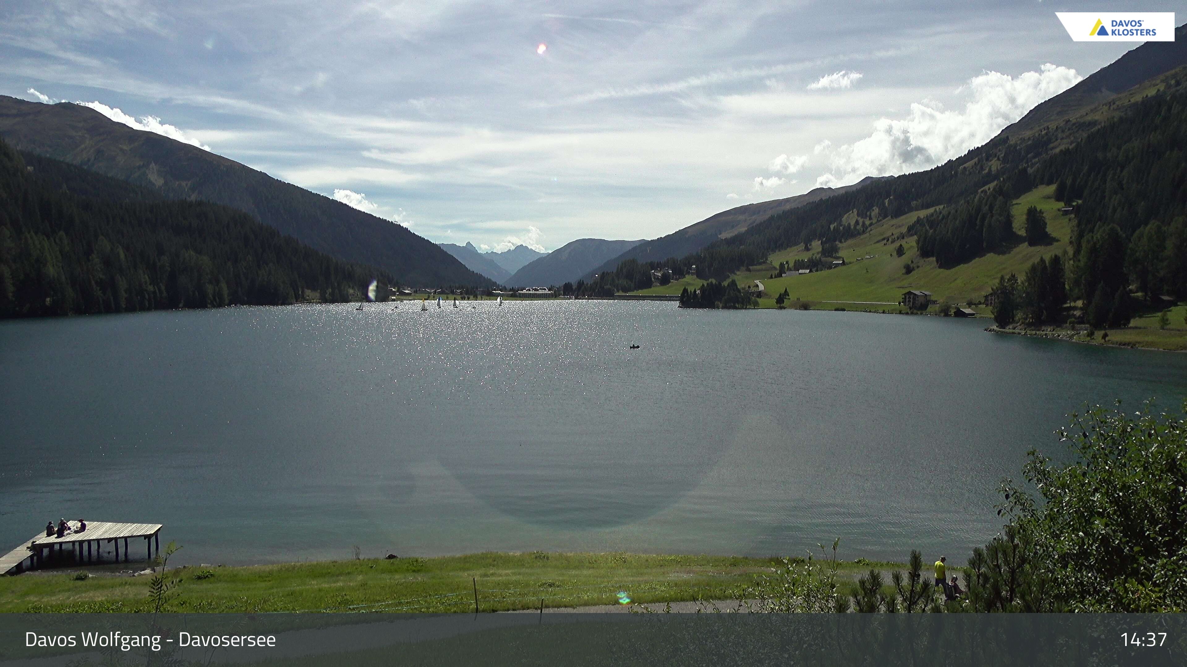 Davos › Südwesten: Alter Höhwaldsteg - Lake Davos