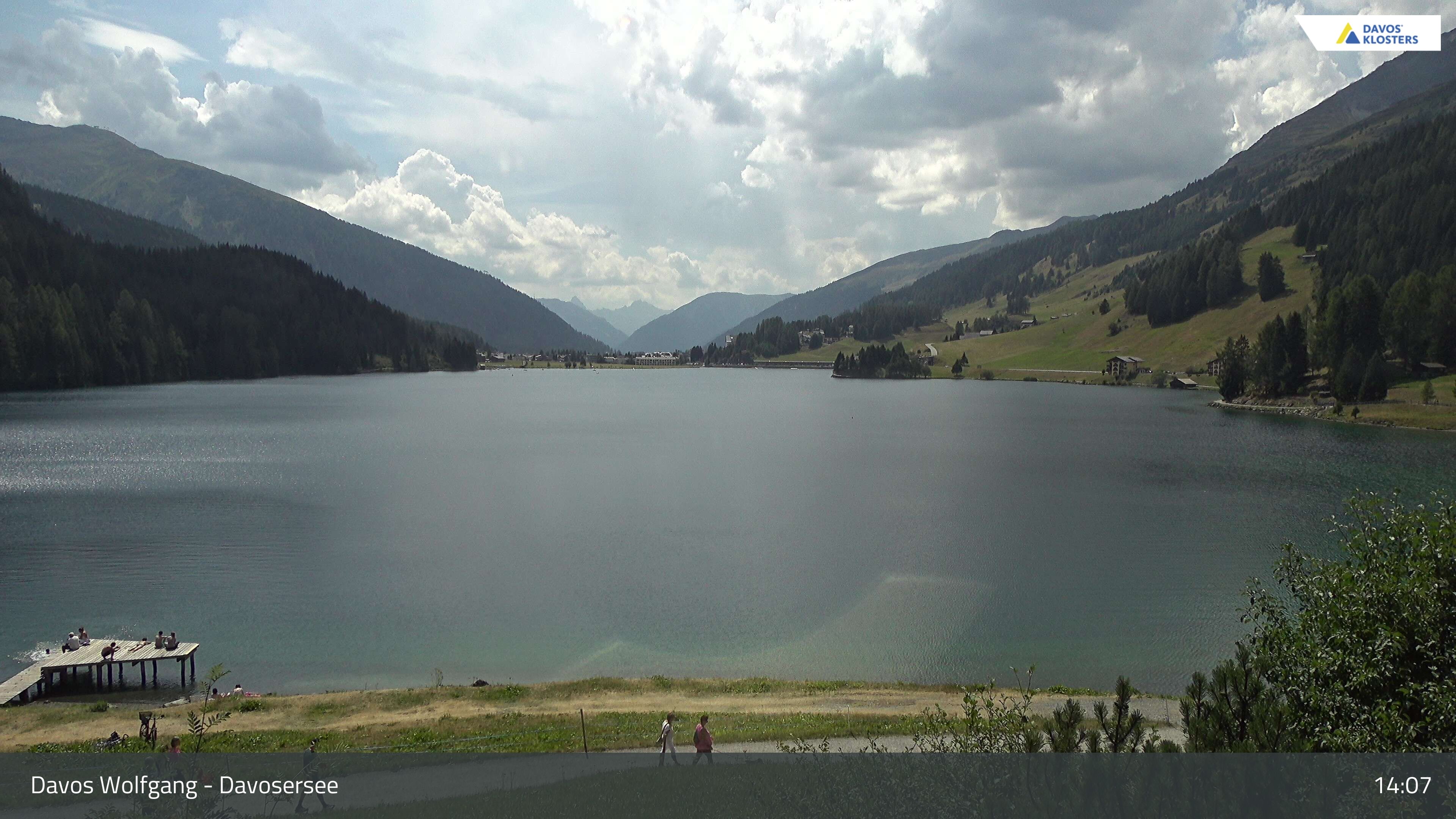 Davos › Südwesten: Alter Höhwaldsteg - Lake Davos