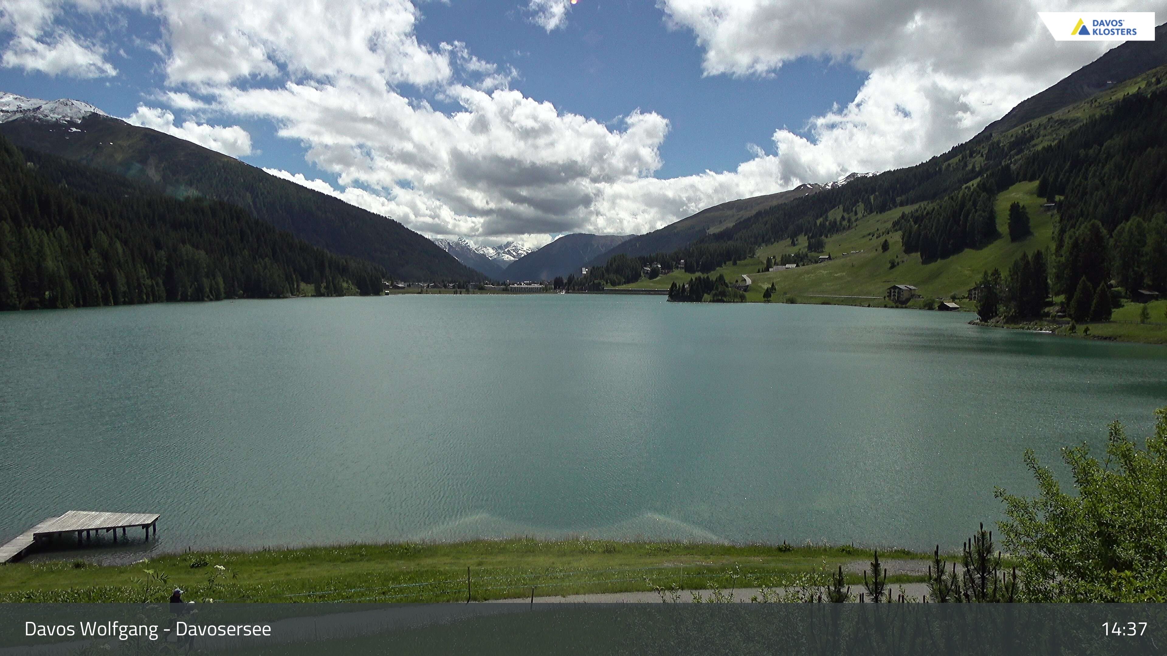 Davos › Südwesten: Alter Höhwaldsteg - Lake Davos