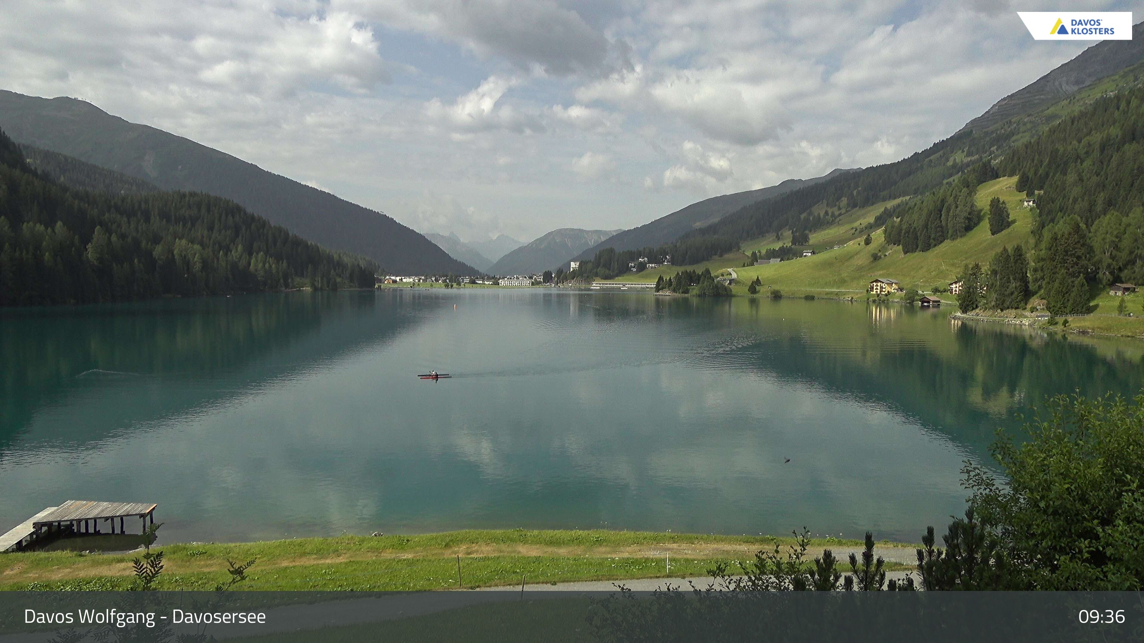 Davos › Südwesten: Alter Höhwaldsteg - Lake Davos