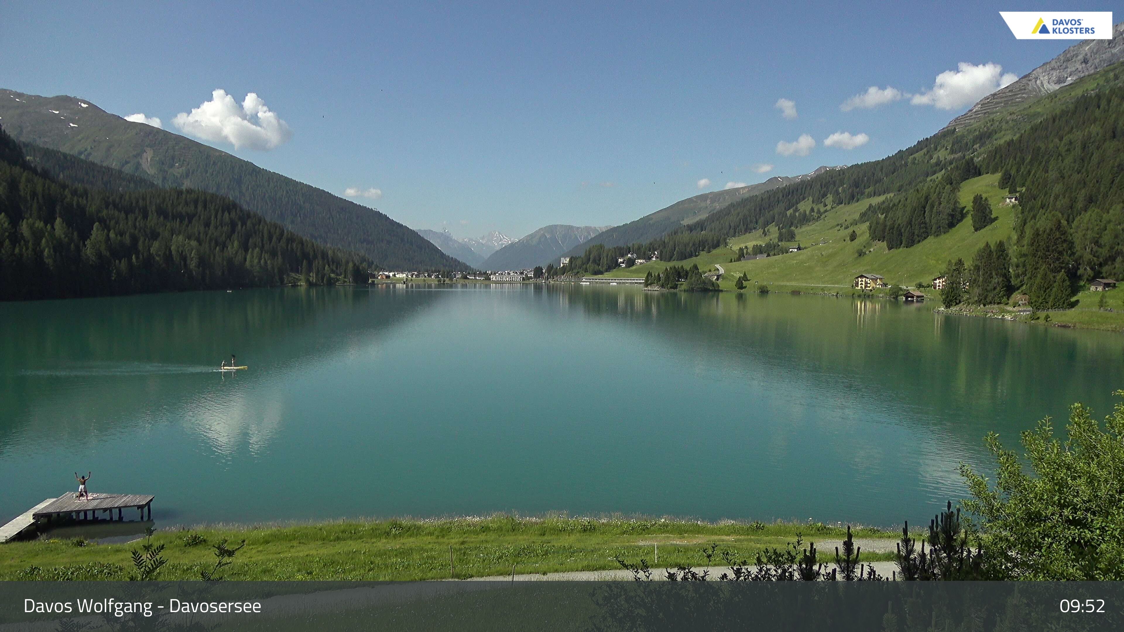 Davos › Südwesten: Alter Höhwaldsteg - Lake Davos