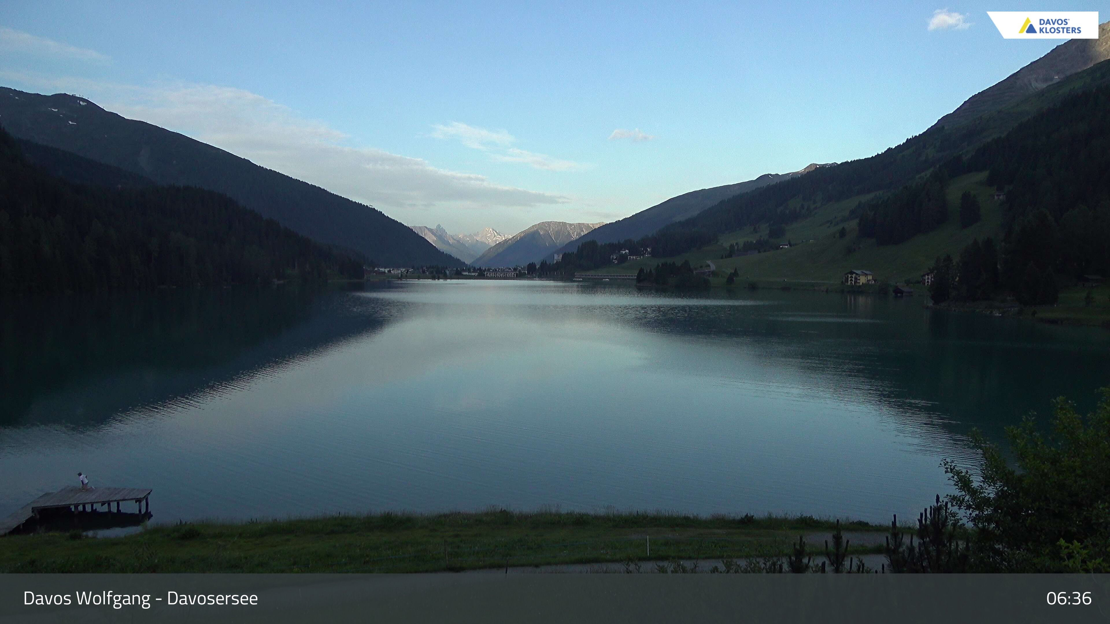 Davos › Südwesten: Alter Höhwaldsteg - Lake Davos
