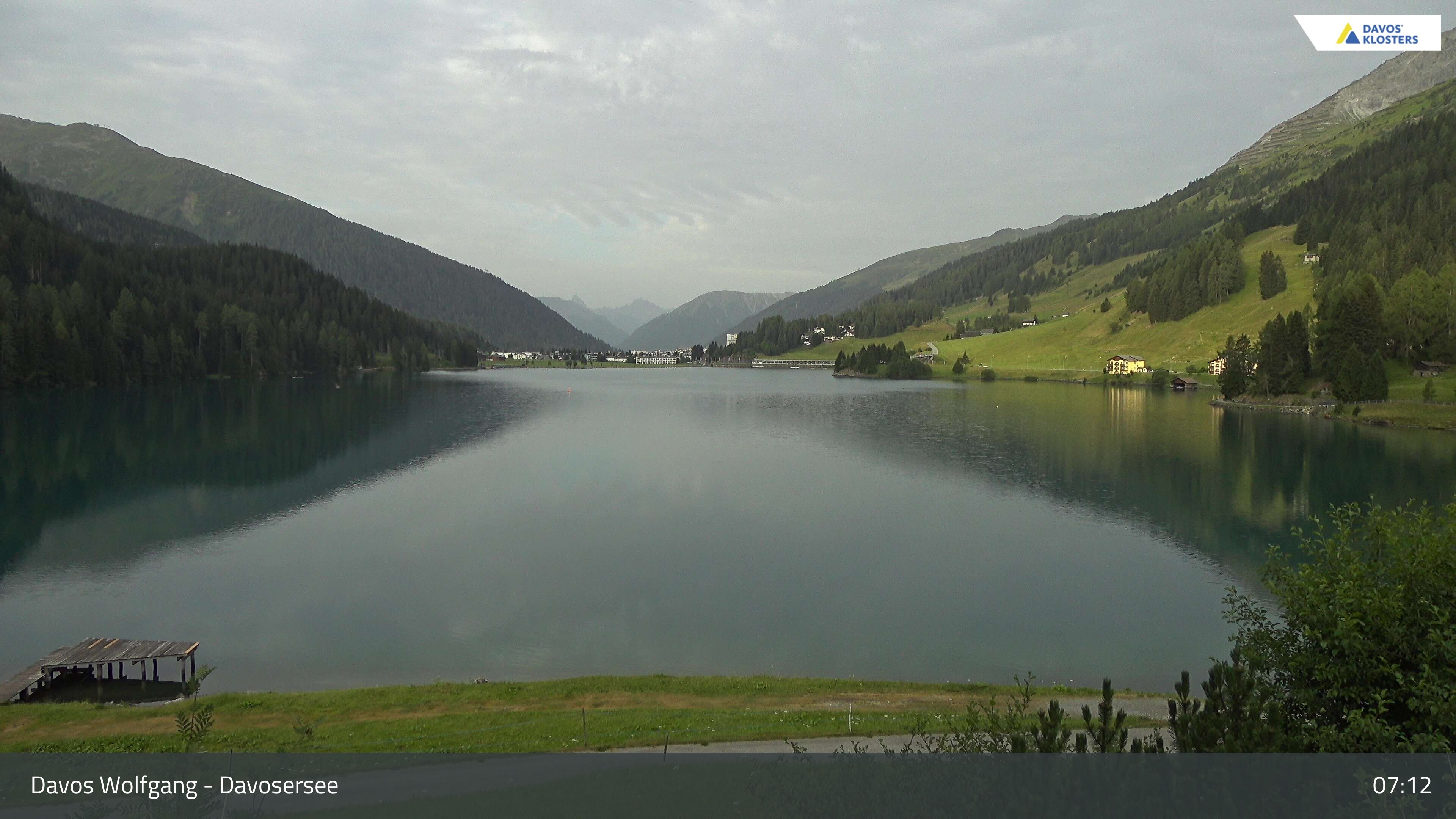 Davos › Südwesten: Alter Höhwaldsteg - Lake Davos