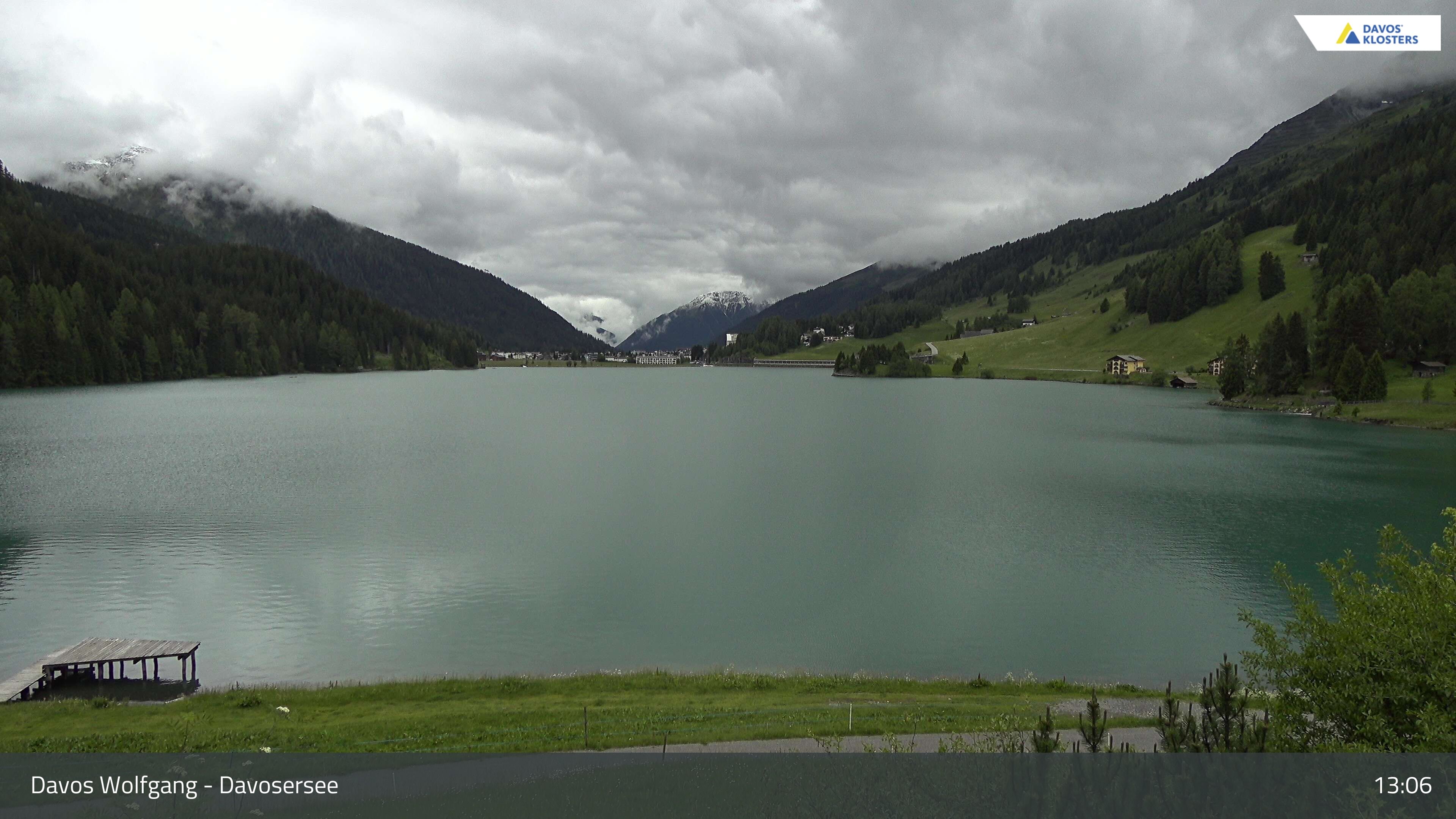 Davos › Südwesten: Alter Höhwaldsteg - Lake Davos
