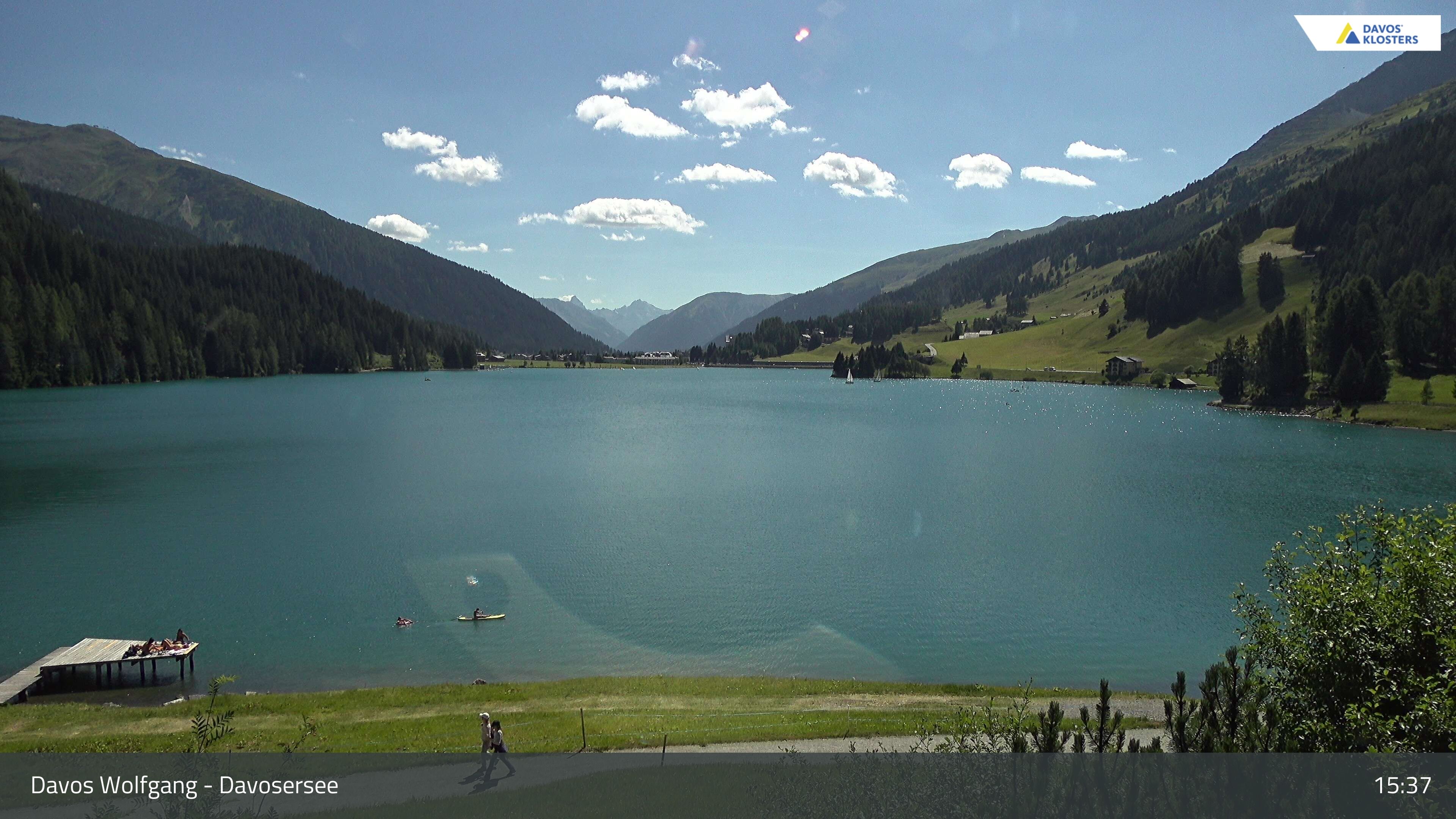 Davos › Südwesten: Alter Höhwaldsteg - Lake Davos