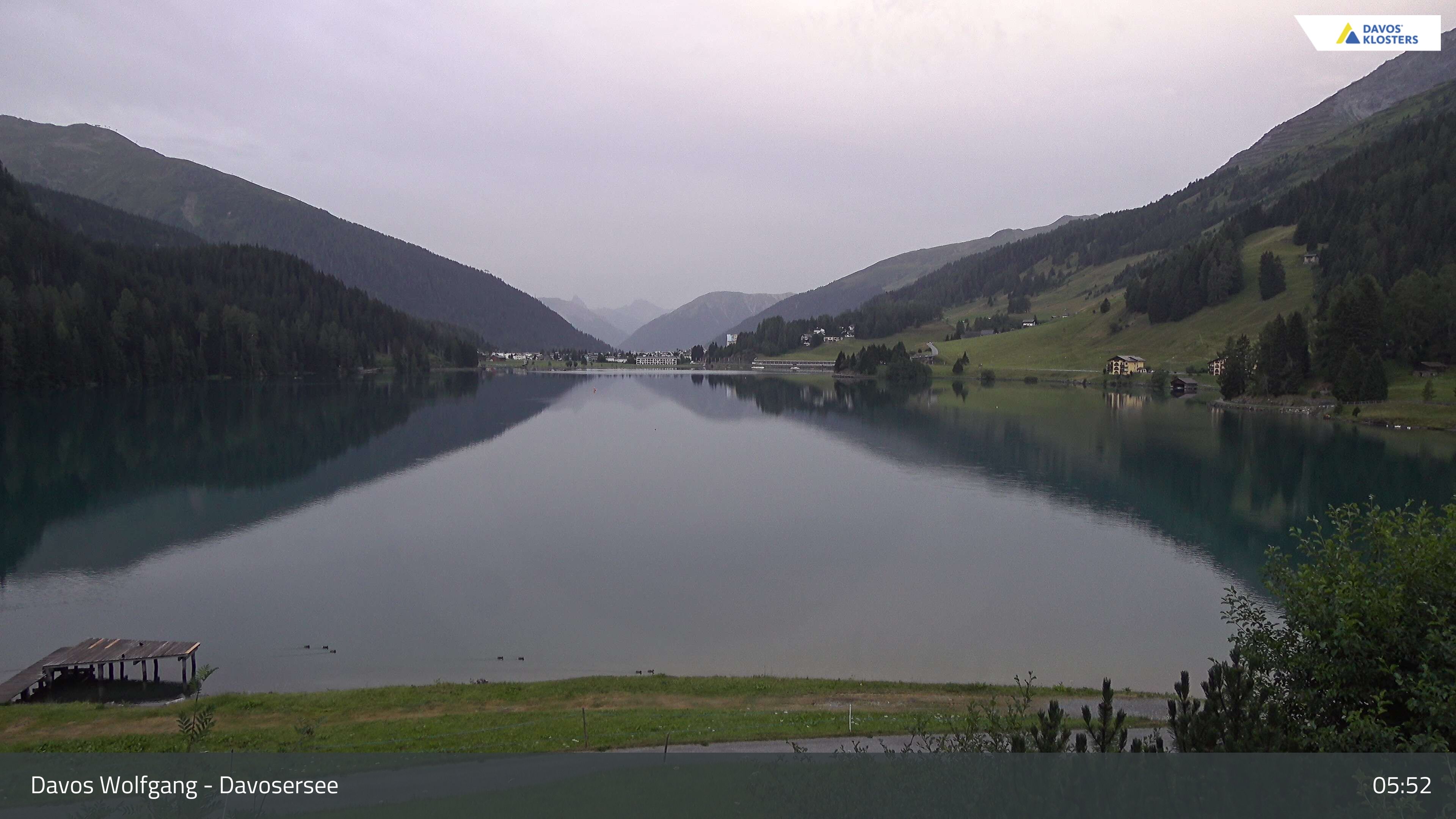 Davos › Südwesten: Alter Höhwaldsteg - Lake Davos