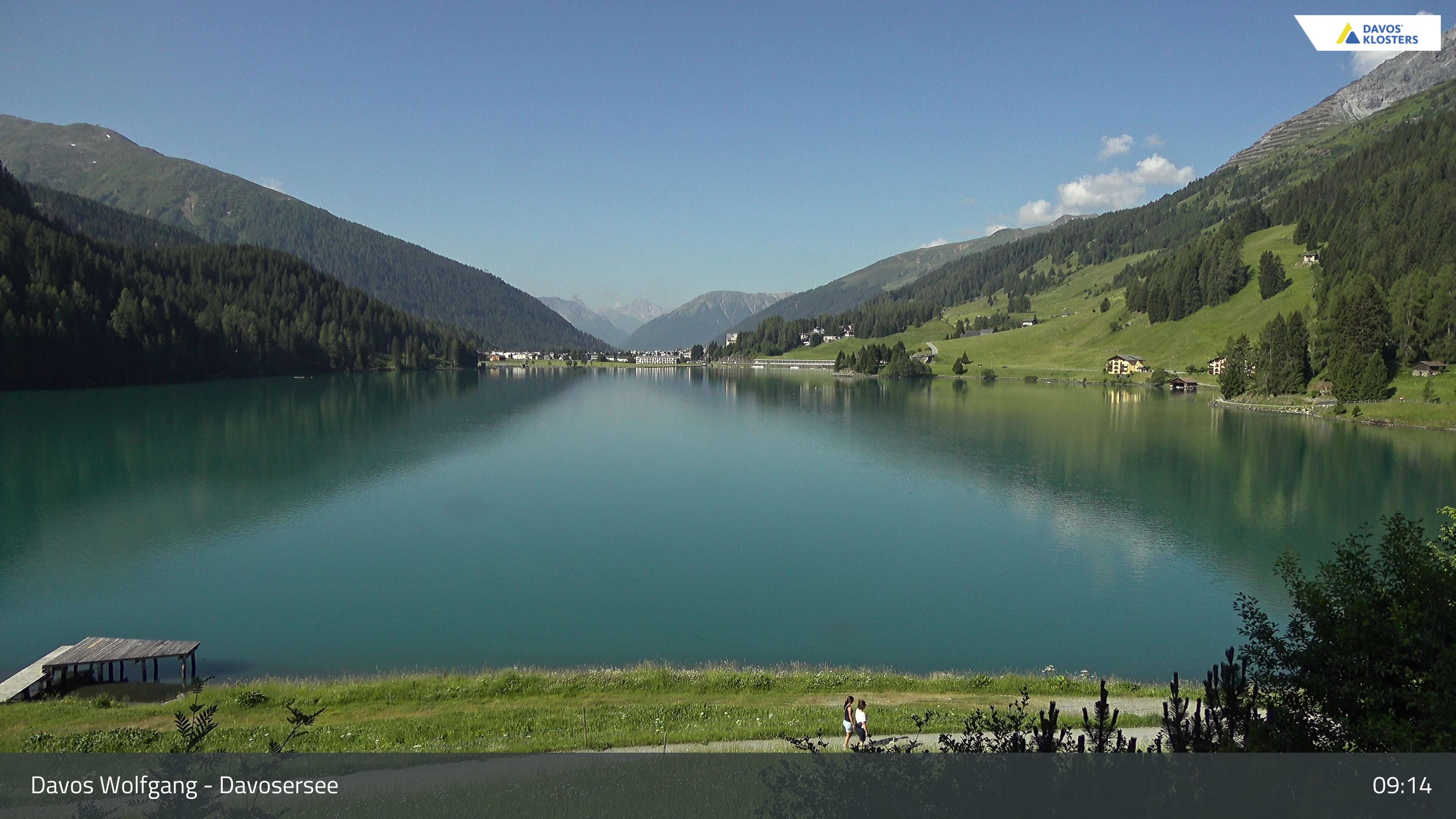 Davos › Südwesten: Alter Höhwaldsteg - Lake Davos