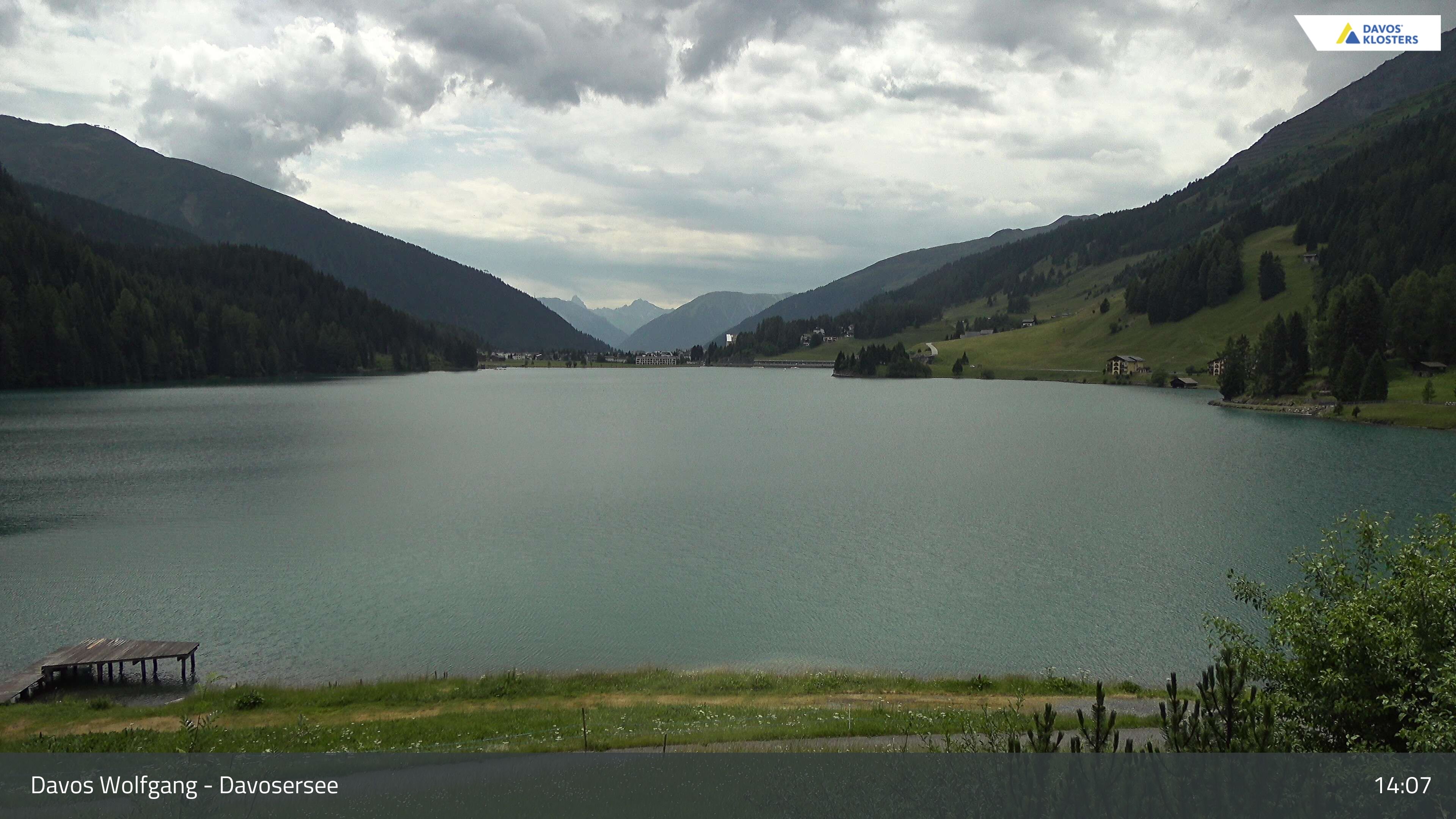 Davos › Südwesten: Alter Höhwaldsteg - Lake Davos