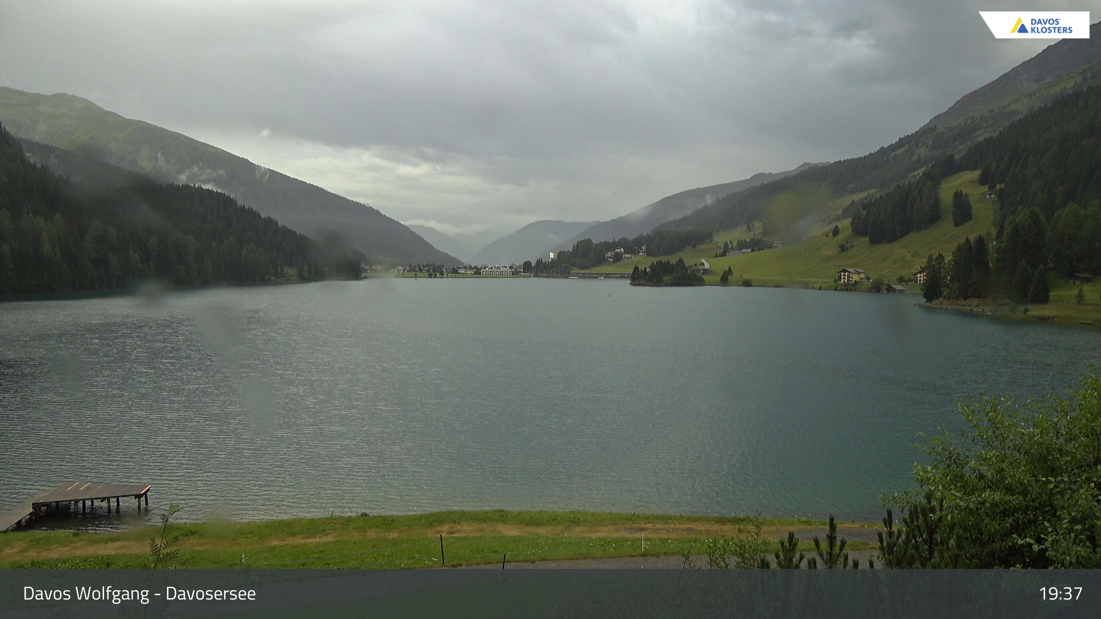 Davos › Südwesten: Alter Höhwaldsteg - Lake Davos