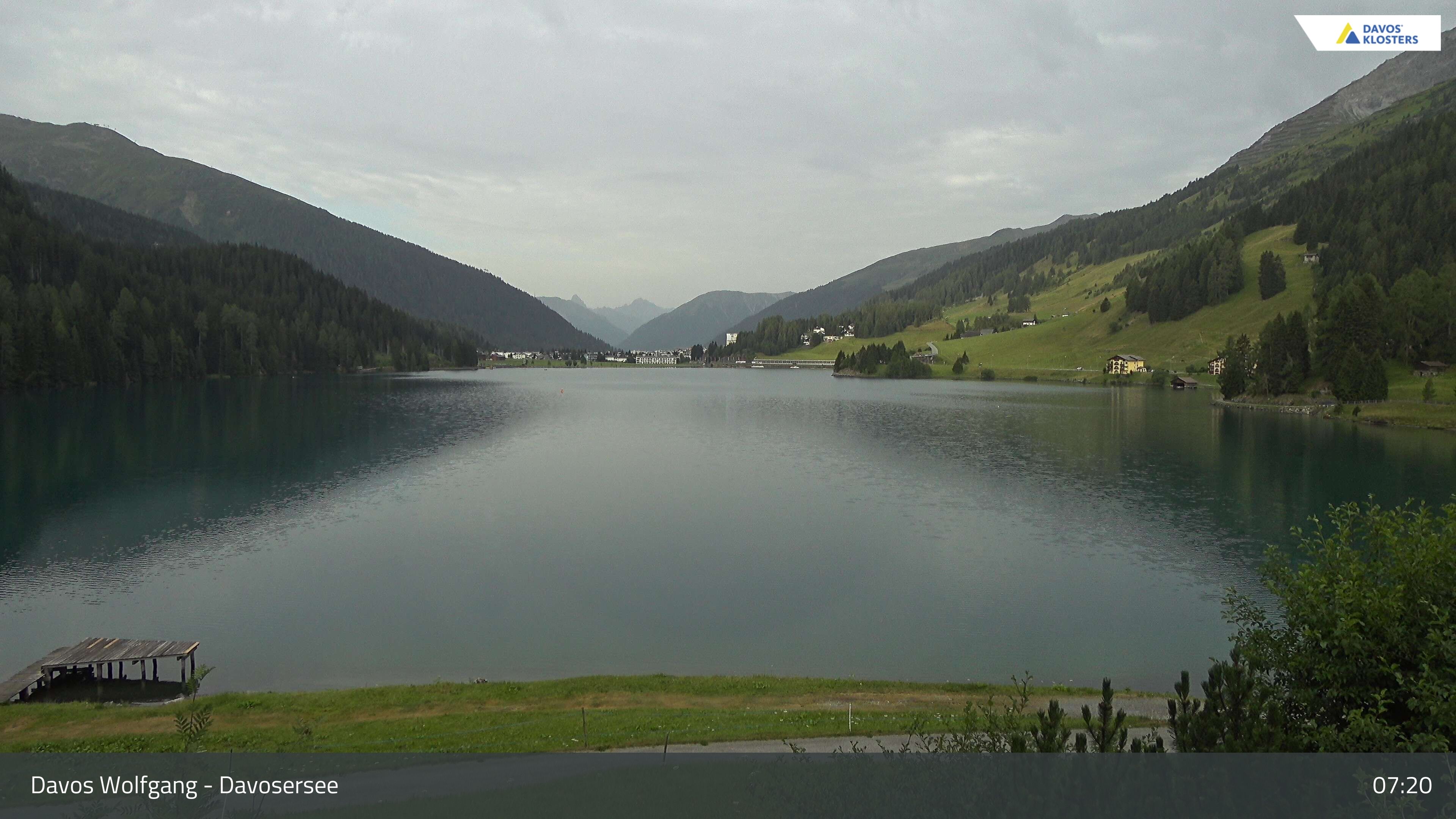 Davos › Südwesten: Alter Höhwaldsteg - Lake Davos