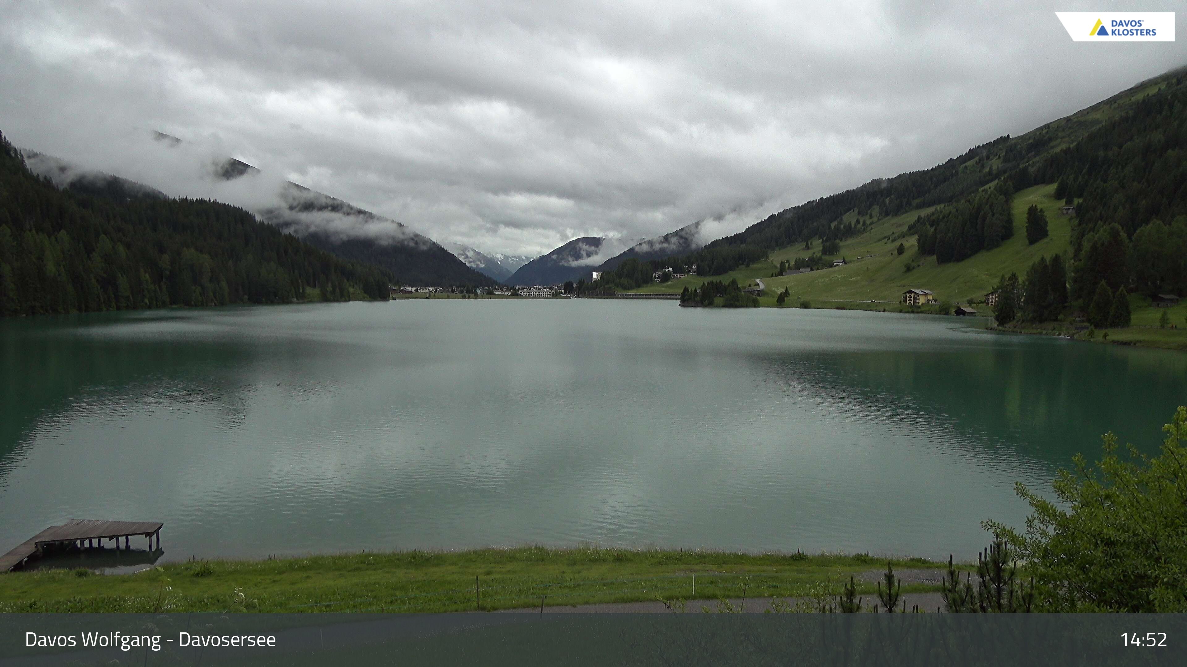 Davos › Südwesten: Alter Höhwaldsteg - Lake Davos