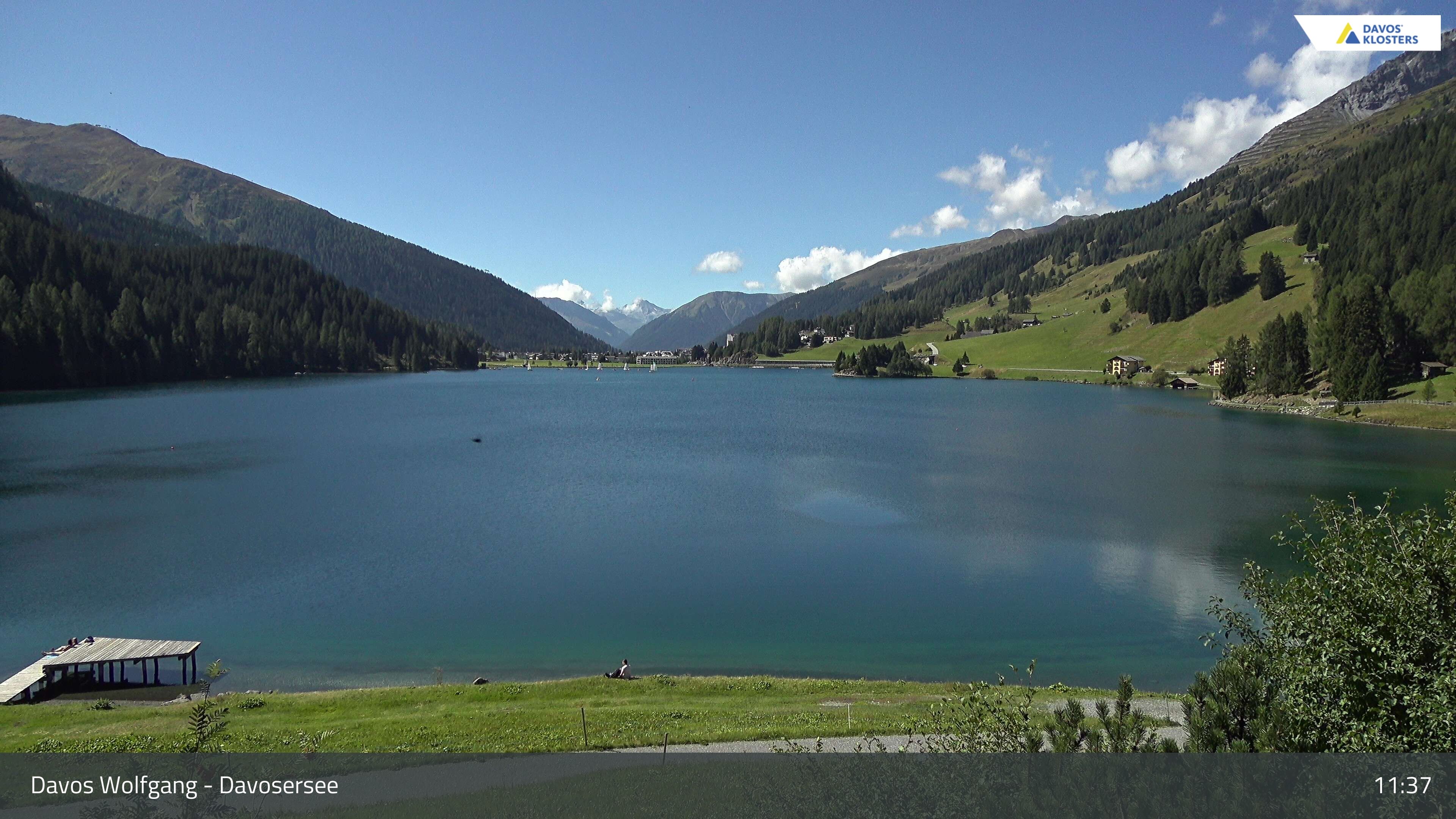 Davos › Südwesten: Alter Höhwaldsteg - Lake Davos