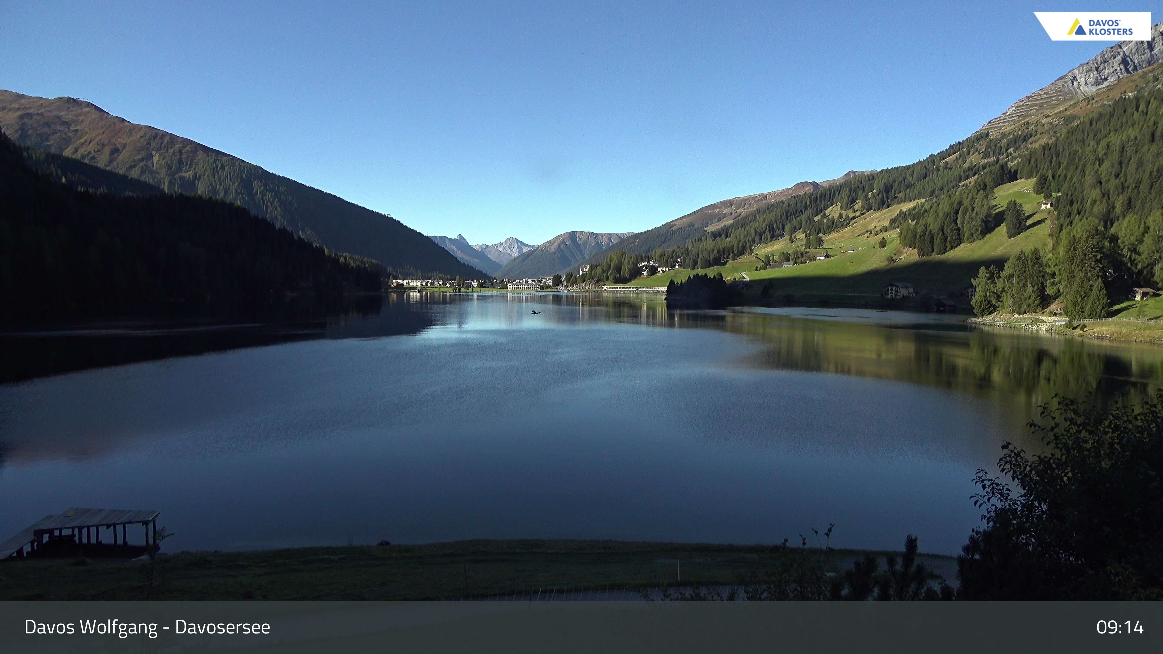 Davos › Südwesten: Alter Höhwaldsteg - Lake Davos