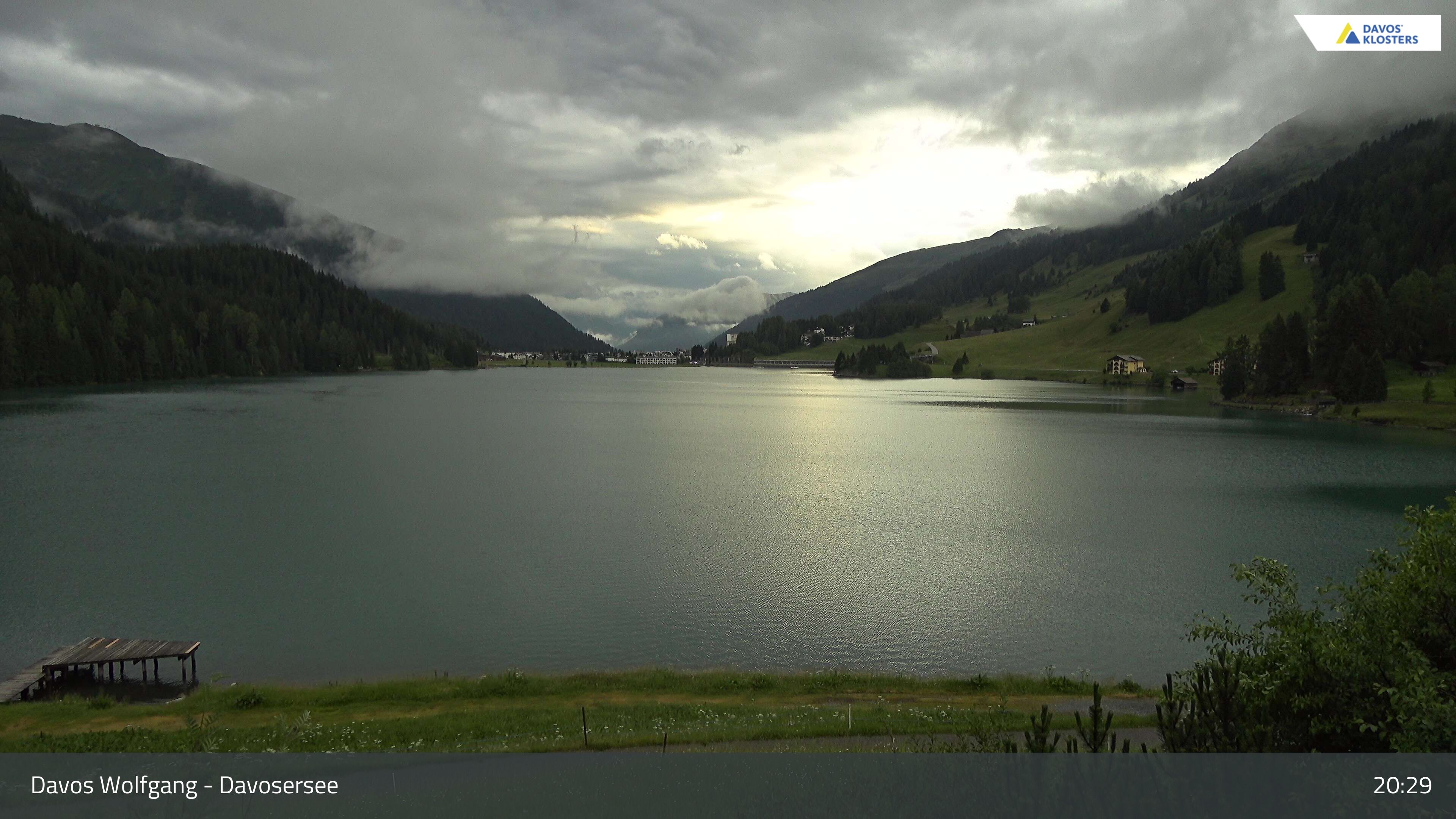 Davos › Südwesten: Alter Höhwaldsteg - Lake Davos